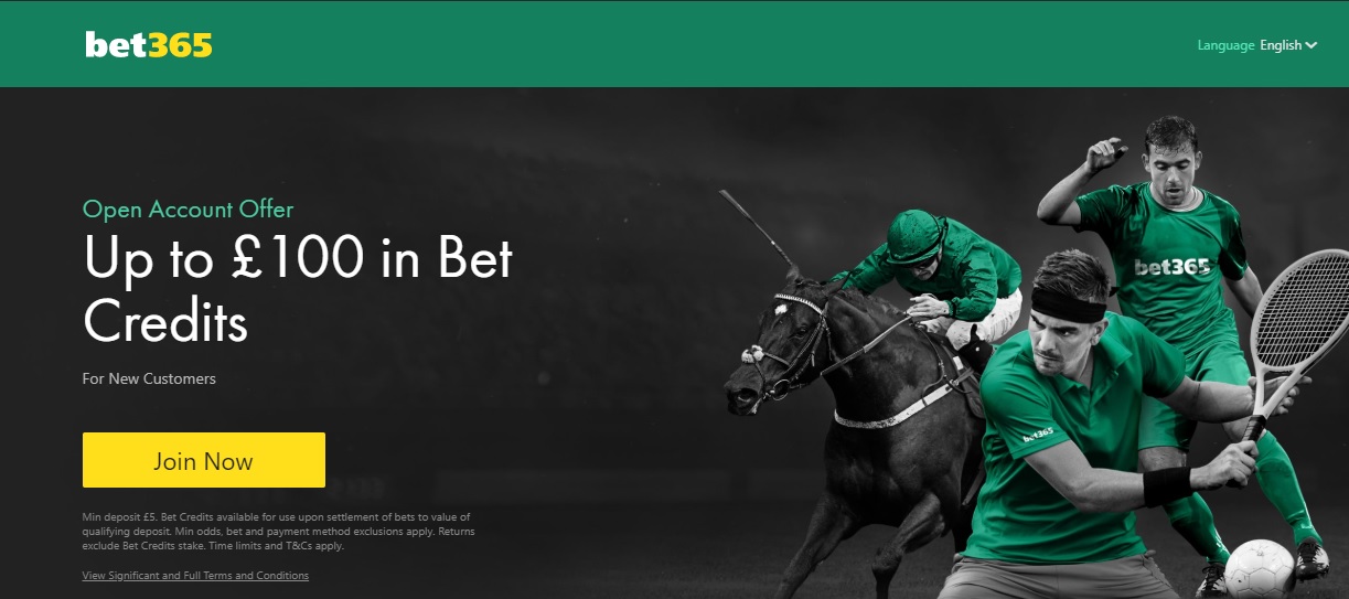 Bet365 signup bonus for new customers Bet365 offer new customers a £100 bonus