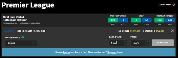 AP104 Photo 2 Smarkets Lay Bet Smarkets Lay Bet