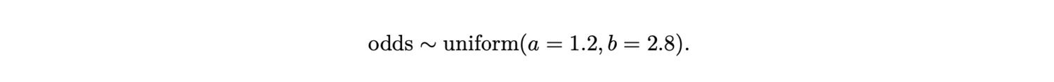odds distribution