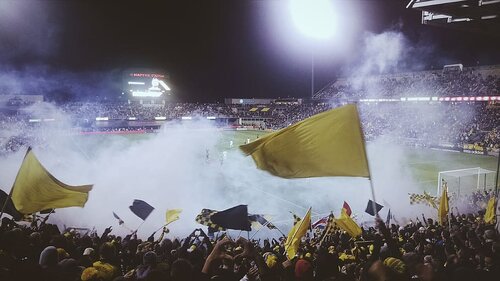 Cheering fans Cheering fans