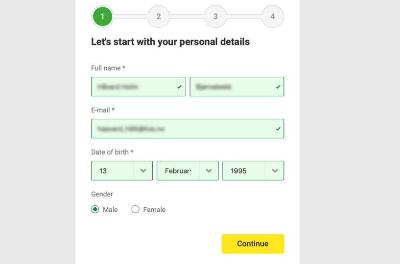 Personal details