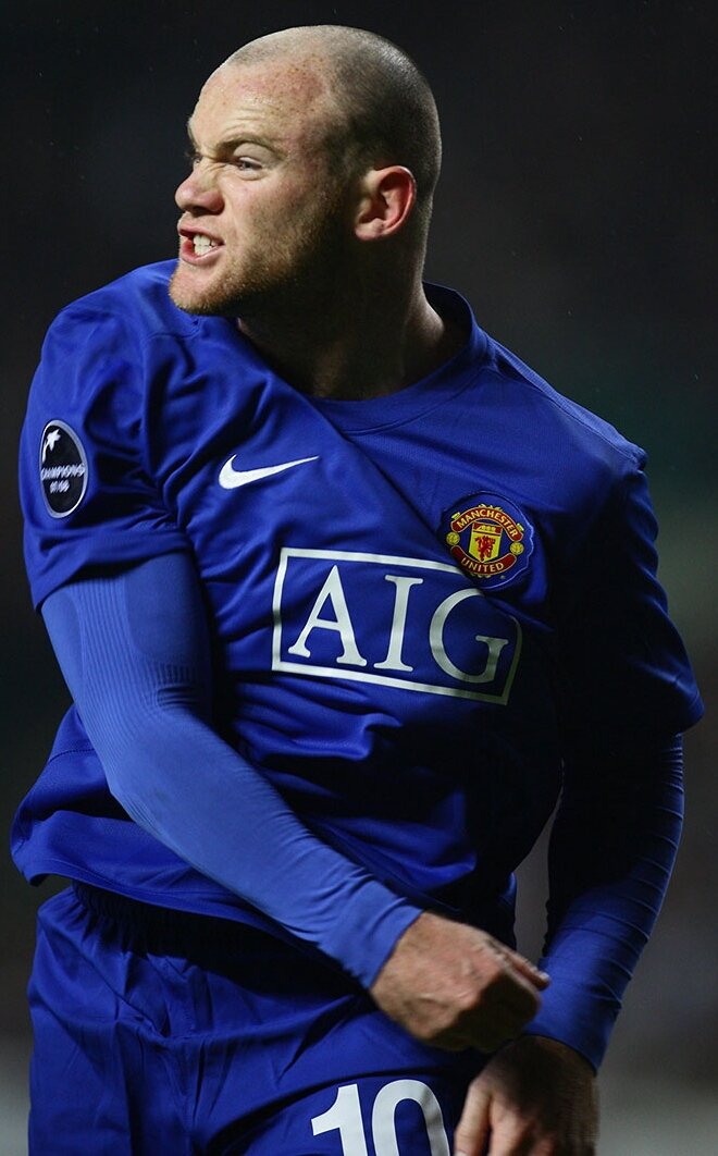 Wayne Rooney losing a bet Wayne Rooney losing a bet