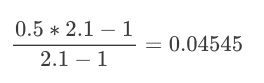 Kelly formula example