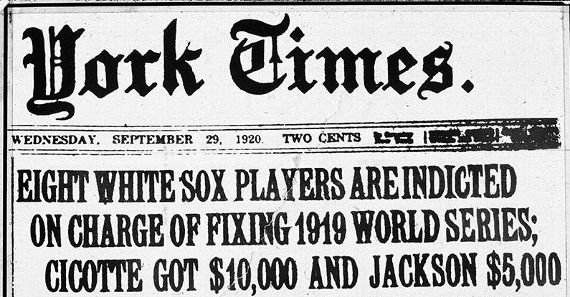 chicago white sox betting scandal