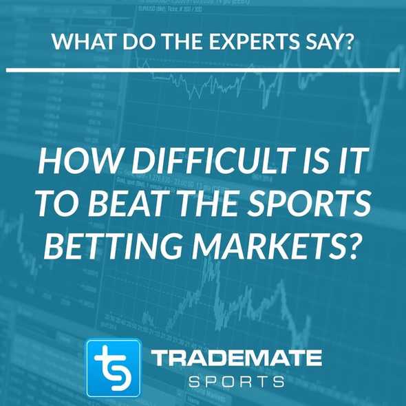 How difficult it is to beat sports betting markets