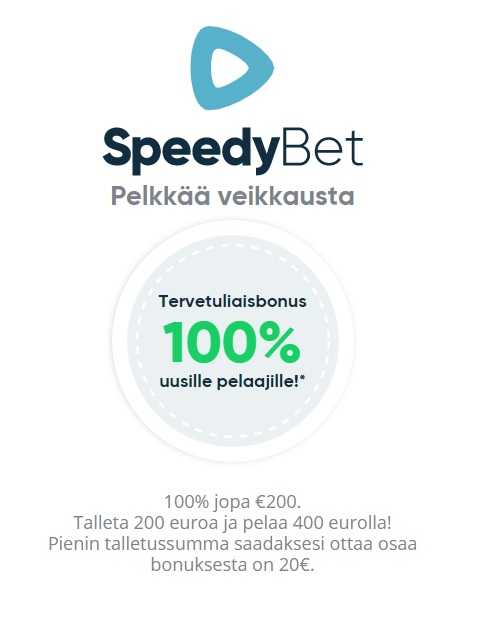Speedybet Finnish offer